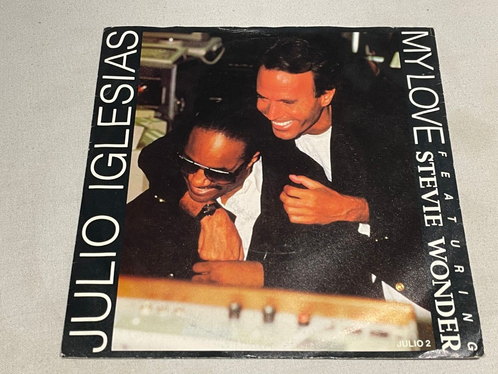 Julio Iglesias & Stevie Wonder - My Love - Vinyl Record 7"" Single - 1988 CBS