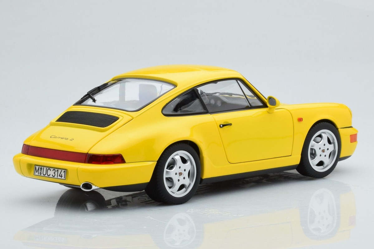NOREV - PORSCHE 911 Carrera 2 1992 Gelb - 1/18 - NOREV187328