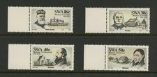 H014  Southwest Africa  1989   Missionaries   4v.    MNH