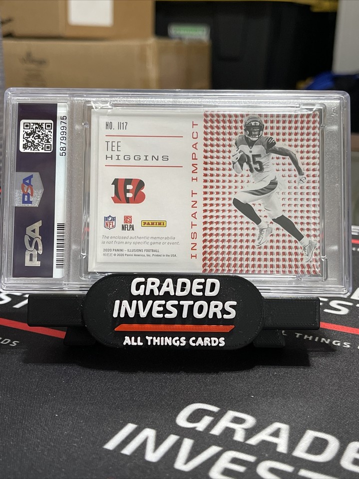 Tee Higgins RC 2020 Illusions Instant Impact Patch Jersey Relic Bengals Tee Higgins RC 2020 Illusions Instant Impact Patch Jersey Relic Bengals