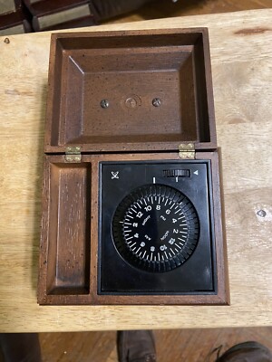 Vintage Old Sears Roebuck Automatic Programming Timer Wooden Casing Model 796.66
