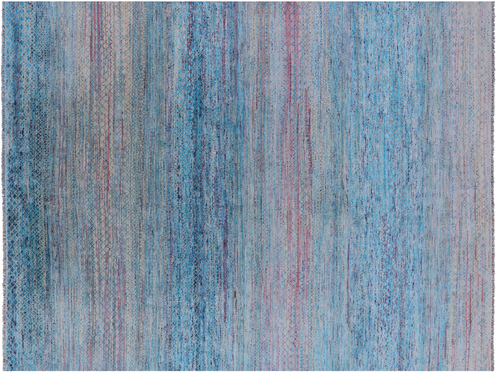 Savannah Grass Handmade Wool & Silk Rug 9' 0" X 11' 10" - Q20339