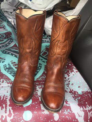 Acme Boots 10D Vintage Acme Cowboy Boots, - 1970s Circle A Cowboy Boots  main image 4