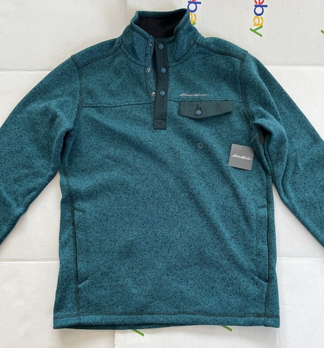 Eddie bauer Men’s pull over sweater Radiator 2.0 MSRP $100 Size:M Teal