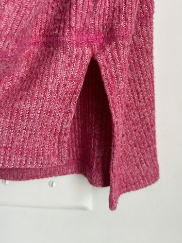 Anthropologie Eri + Ali Damen rosa Thermo Oberteil langärmelig Schaufelausschnitt XS - Bild 6 von 7