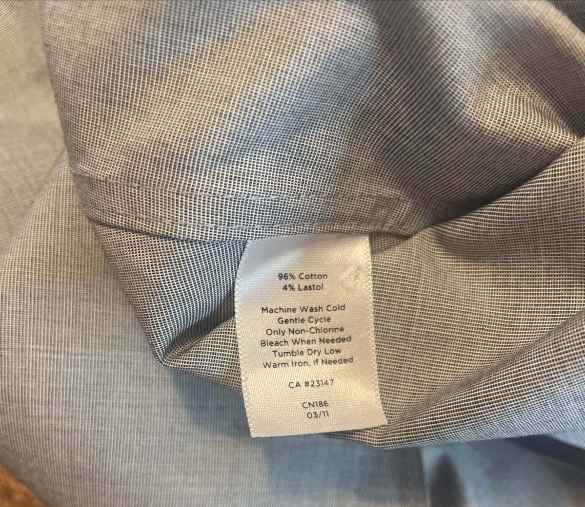 Talbots Wrinkle Resistant Stretch Button Up Long … - image 7