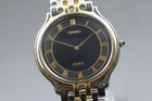 Vintage 1992 [EXC+5] Seiko Dolce 5E30-6A60 Black Dial Quartz Mens Watch JAPAN