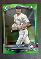 2025 Bowman Chrome - Prospects RJ Schreck  #BCP-181 Green /99