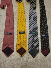 4-Pack Silk Neck Ties CHANEL Lauren Ralph Lauren Armani Zegna