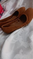 Womens Classic Round Toe Ballerina Ballet Flats Lightweight Suede Shoes NWB
