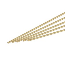 1mm Diameter 400mm Length Brass Solid Round Rod for DIY Craft 20Pcs