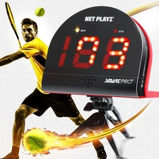 Tennis Radar Guns Speed Sensors Hands-Free - Measure Serve, Racquet & Ball Speed
