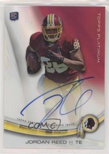 2013 Topps Platinum Auto Rookie Refractors Jordan Reed #A-JRE Auto a8r