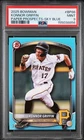 2025 Bowman Konnor Griffin PAPER PROSPECTS RC #BP86, SKY BLUE PARALLEL, PSA 9