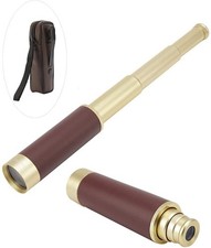 DE Taschen Teleskop Messing 25 Fache Fernglas Monokular Fernrohr Hand Teleskop!