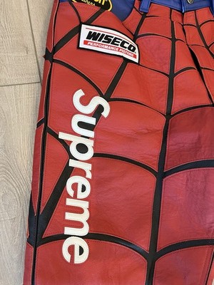 Supreme /Vanson Leathers® Spider-Man Short Red Size 38 | eBay
