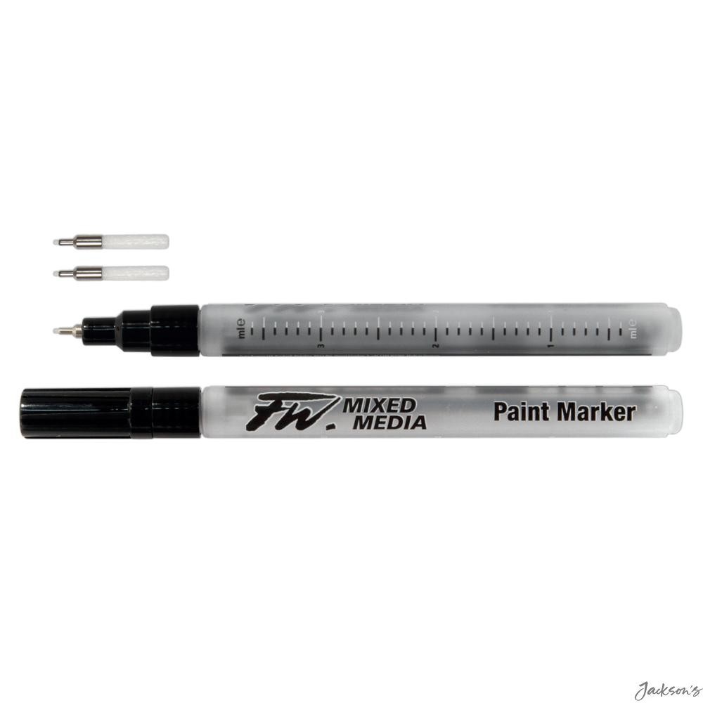 Daler-Rowney FW Mixed Media Paint Marker Fibre 0.8mm Technical Pack Of 2 Nibs