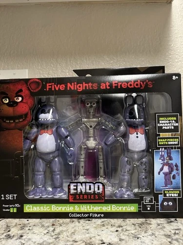 Five Nights at Freddy's Endo Series Classic Bonnie Withered Bonnie Figure Glowi…