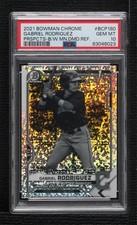 2021 Bowman Chrome Black & White Mini-Diamond Refractor Gabriel Rodriguez 0q21