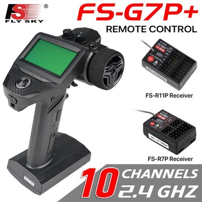 Flysky FS-G7P+ 10CH RC Sender 2,4G für RC-Crawler Trucks Auto Boote Roboter