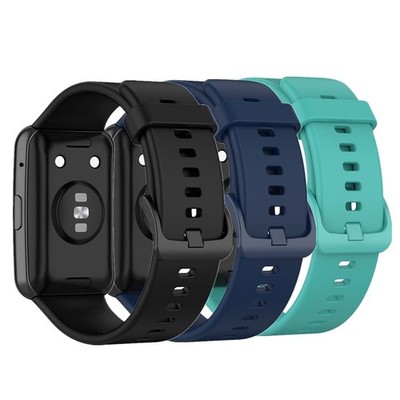 Watch Strap compatible with Huawei Watch Fit,Adjustable Silicone Sports Strap...
