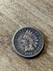 1861 Indian Cent VG+