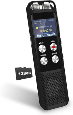 136B Diital Voice Recorder: Voice Activated Recorders with Playback, Audio Recor