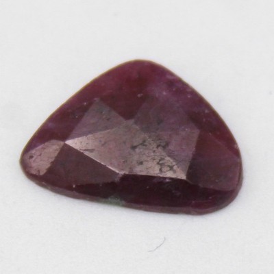 Genuine Ruby Rose Cut Stone Gemstone: Sparkling Red Precious Gems 2.90 Carats