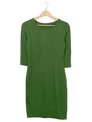 MORE & MORE Strickkleid Damen Kleid Gr. DE 36 waldgrün Casual-Look