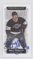 2018 Chronology Time Capsule Canvas Minis 27/30 Marty McSorley #M-128 Auto 2u9