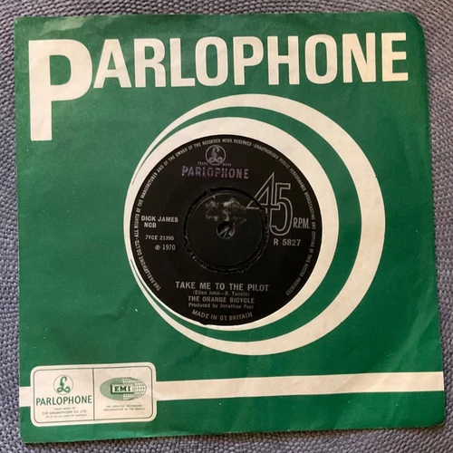 THE ORANGE BICYCLE - TAKE ME TO THE PILOT rare UK 1970 / PSYCH / ELTON JOHN VG++