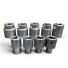 Mac Tools X6 38 Drive 12-point Metric Shallow Chrome Socket Set 9pc 6-19mm Usa Mac Tools X6 38 Drive 12-point Metric Shallow Chrome Socket Set 9pc 6-19mm Usa