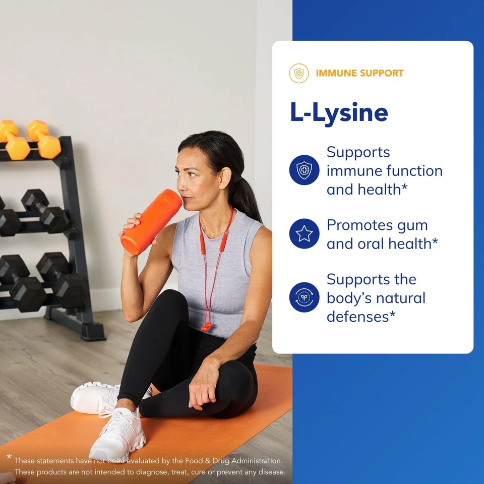Pure Encapsulations L-lisina - Suplemento esencial de aminoácidos para inmunología Foto 3 de 4