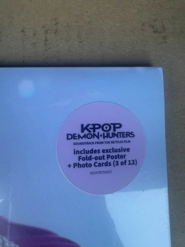 KPop Demon Hunters LE PICTURE DISC Soundtrack from the Netflix Film Photocards - Image 2 of 3