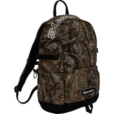 Supreme 25AW Denim Backpack Realtree® Supreme Denim Backpack Realtree® AP Camo Reflective Logo Water