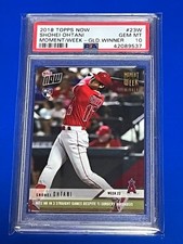 2018 Topps Now Moment of the Week Baseball Cards - Moment of the Year 24