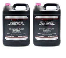 2 Gallons For Toyota-lexus-scion Super Long Life 5050 Pink Antifreeze Coolant