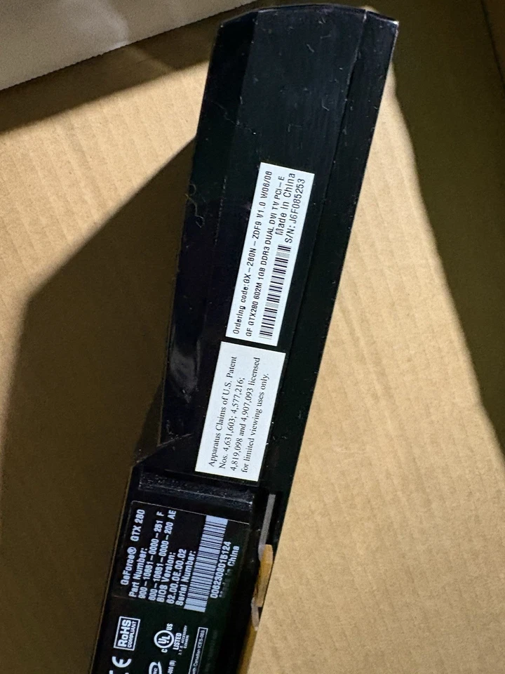 XFX GeForce GTX280 602M 1GB GDDR3 DVI PCI-E Graphics Card !Charity! - Image 4 of 4