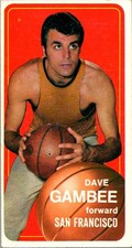 1970-71 Topps basketball San Francisco Warriors Dave Gambee #154