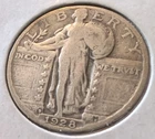 1928-D STANDING LIBERTY SILVER QUARTER ~FINE ~NICE COIN~
