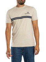 Sergio Tacchini Neues Supermac T-Shirt, Beige - 4XL