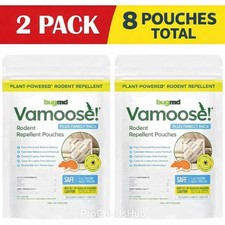 BugMD Vamoose PLUS Rodent Repellent Pouches N...