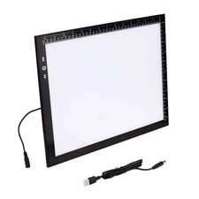 Hsk B4/A3S Artist Tracing Light Box Copy Table,Usb Power Dimmerable 6000 Lux Loc