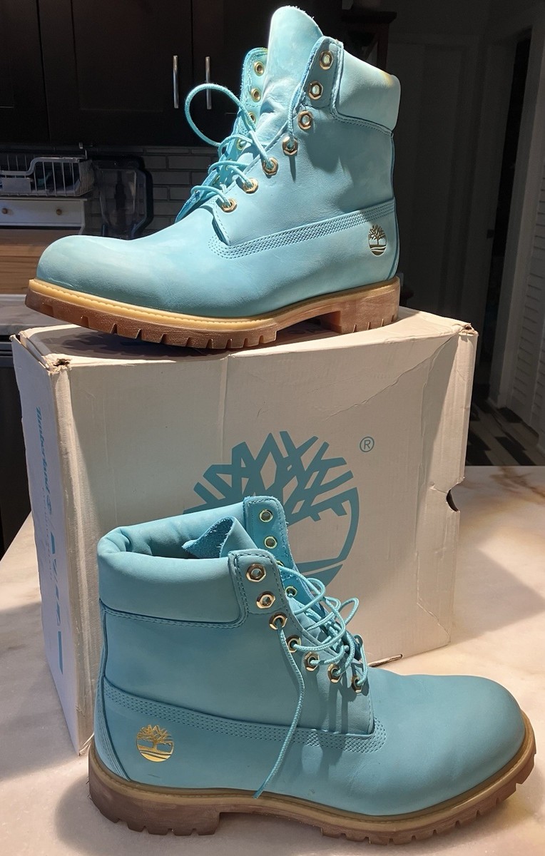 Wale x Villa x 6 Inch Timberland Boot 'The Gift Box' Turquoise US