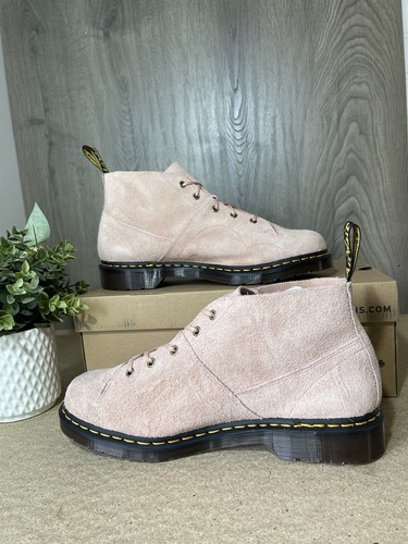 Dr Martens Church Suede Boots, Pink, Brand New, Size 12 - Picture 4 of 9