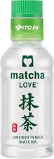 Japanese Matcha LOVE Powder In Cap PET Bottle Unsweetened Drink ITO EN 190ml