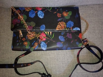 I.N.C. International Concepts Midnight Flower Ajae Flap Crossbody