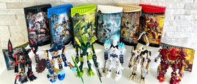 Bionicle Glatorian: 8978, 8979, 8980, 8981, 8982 , 8983 + Canisters & Manuals