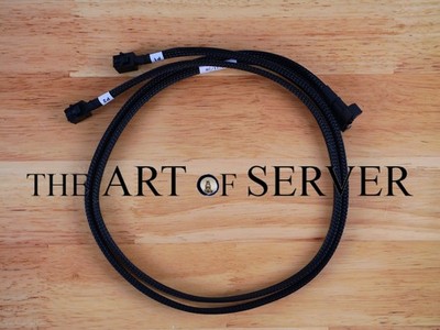 SAS cable SFF-TA-1016 MCIO SlimSAS LP to 2x SFF-8643 breakout [CBL-A0058L-01]