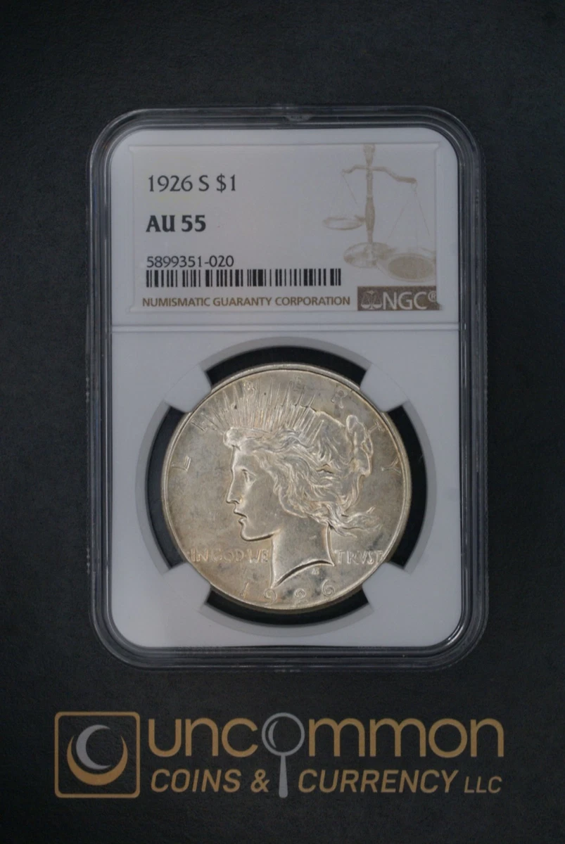 1926 Year Grade AU 55 Peace Dollars (1921-1935) for sale | eBay